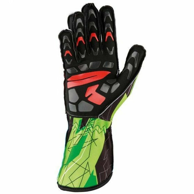 Gants de karting OMP OMPKK02748274L Vert Noir/Vert