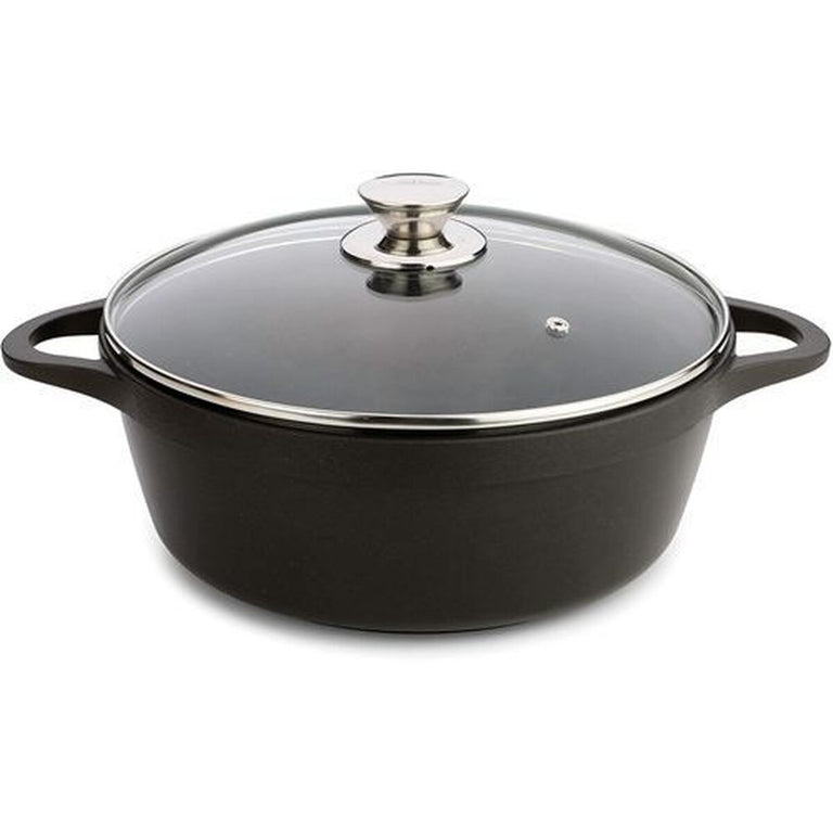 Casserole avec Couvercle Valira BLACK IND 24CM Ø 24 cm