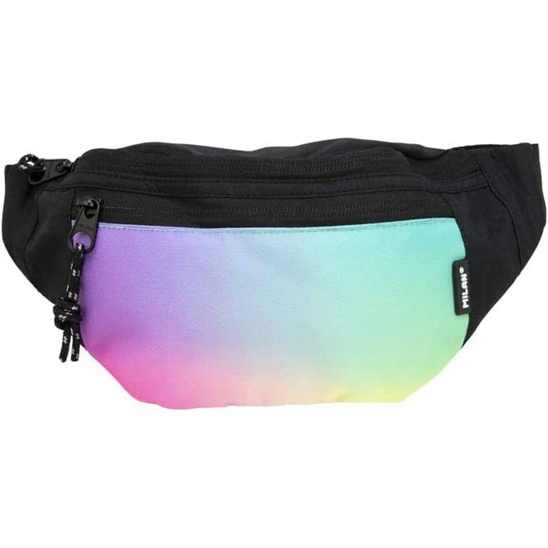Sac banane Milan Sunset Noir (30 x 15 x 8,5 cm)