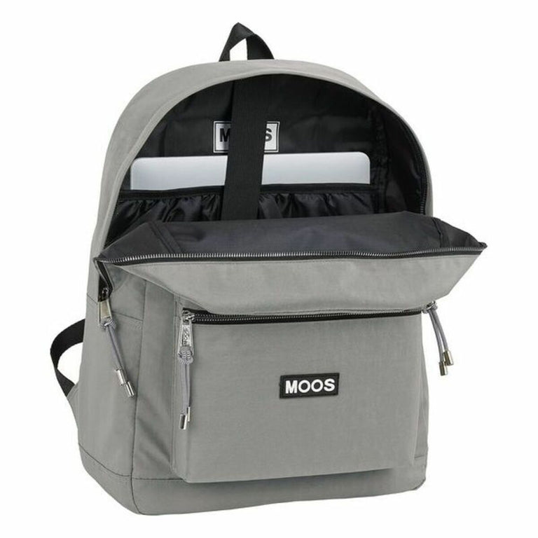 Sacoche pour Portable Moos 15,6'' Gris clair