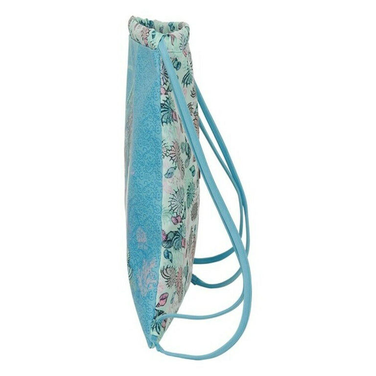 Sac à dos serré par des ficelles Santoro M196 Bleu Vert