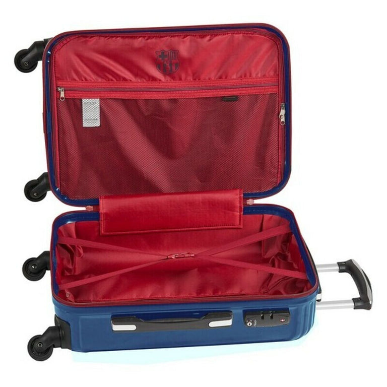 Valise cabine F.C. Barcelona Bordeaux Blue marine 20'' (34.5 x 55 x 20 cm)