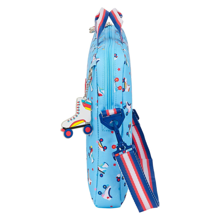 Housse pour ordinateur portable Rollers Moos Multicouleur Bleu clair