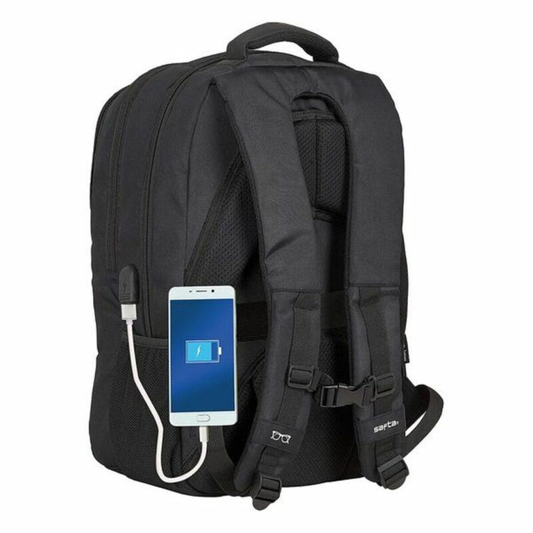 Sac à Dos pour Portable et Tablette avec Sortie USB Safta 15,6''