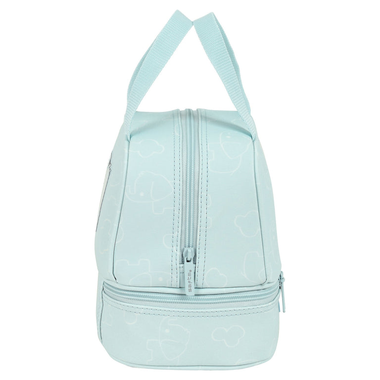Sac à goûter Safta Eléphant Bleu (20 x 20 x 15 cm)