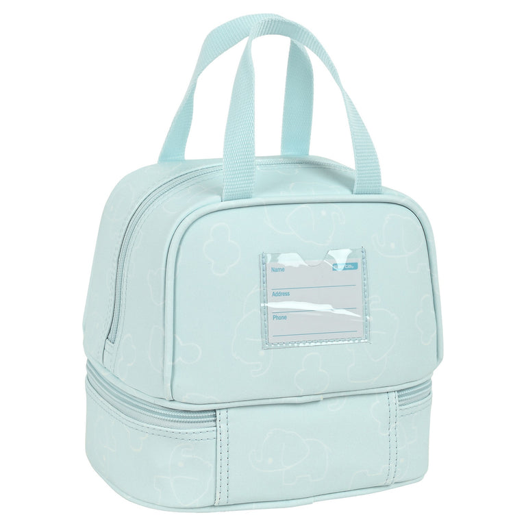 Sac à goûter Safta Eléphant Bleu (20 x 20 x 15 cm)