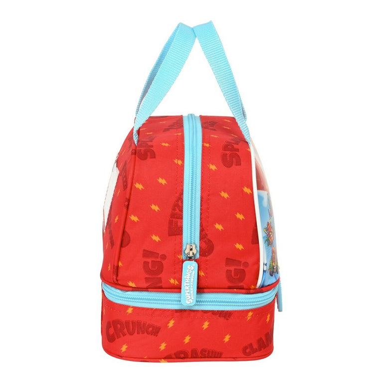 Sac à goûter SuperThings Kazoom Kids Rouge Bleu clair (20 x 20 x 15 cm)