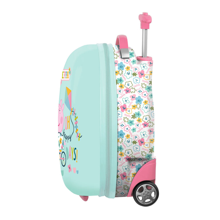 Trolley de Cabine Peppa Pig Cosy Corner Bleu clair 16'' (28 x 43 x 23 cm)