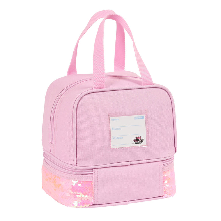 Sac à goûter Na!Na!Na! Surprise Sparkles Rose (20 x 20 x 15 cm)