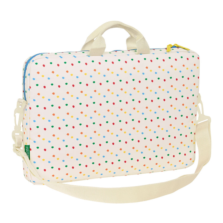 Housse pour ordinateur portable Benetton Topitos Blanc (40 x 27 x 4 cm)