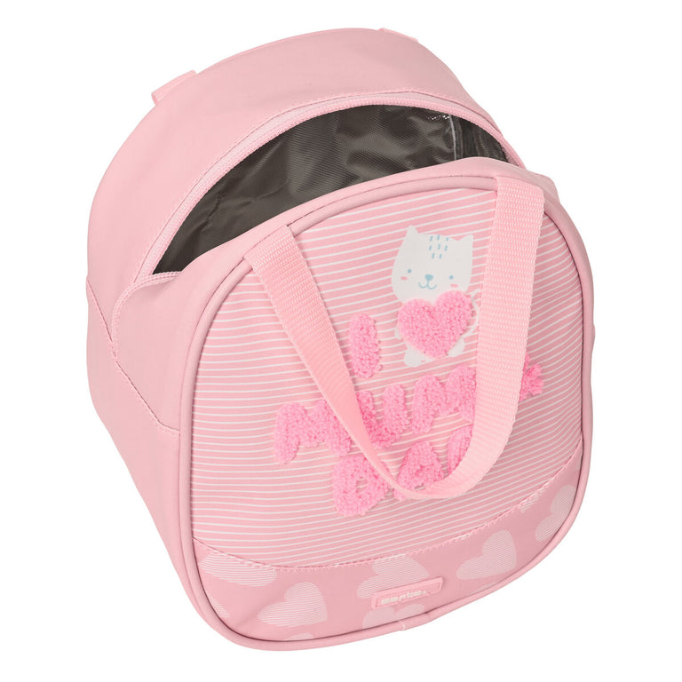 Sac glacière goûter Safta Love 19 x 22 x 14 cm Rose