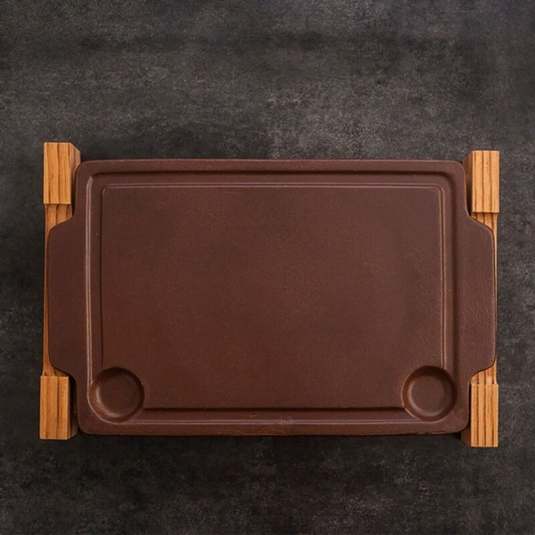 Plancha en Pierre Anaflor Céramique Marron (36,5 X 24 cm)