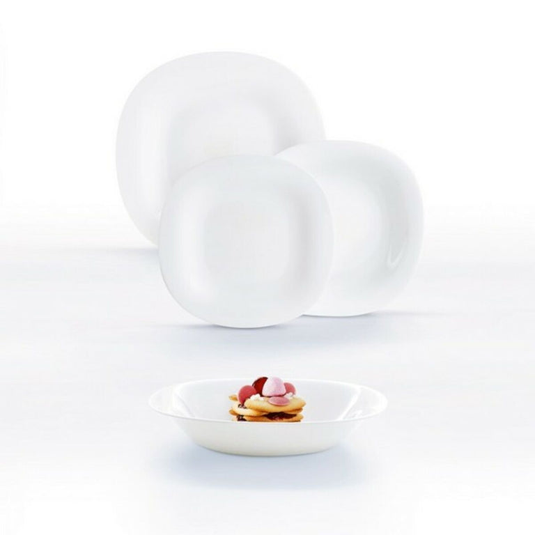 Assietes Luminarc Carine verre (18 Pièces) (6 x 26 cm /  6 x 23,5 cm /  6 x 19 cm) (18 pcs)