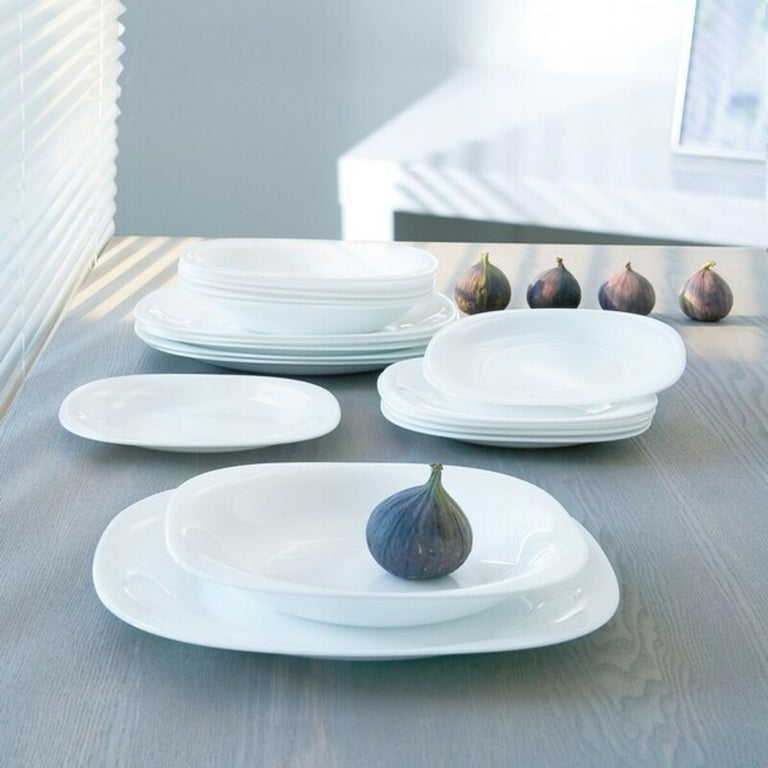 Assietes Luminarc Carine verre (18 Pièces) (6 x 26 cm /  6 x 23,5 cm /  6 x 19 cm) (18 pcs)