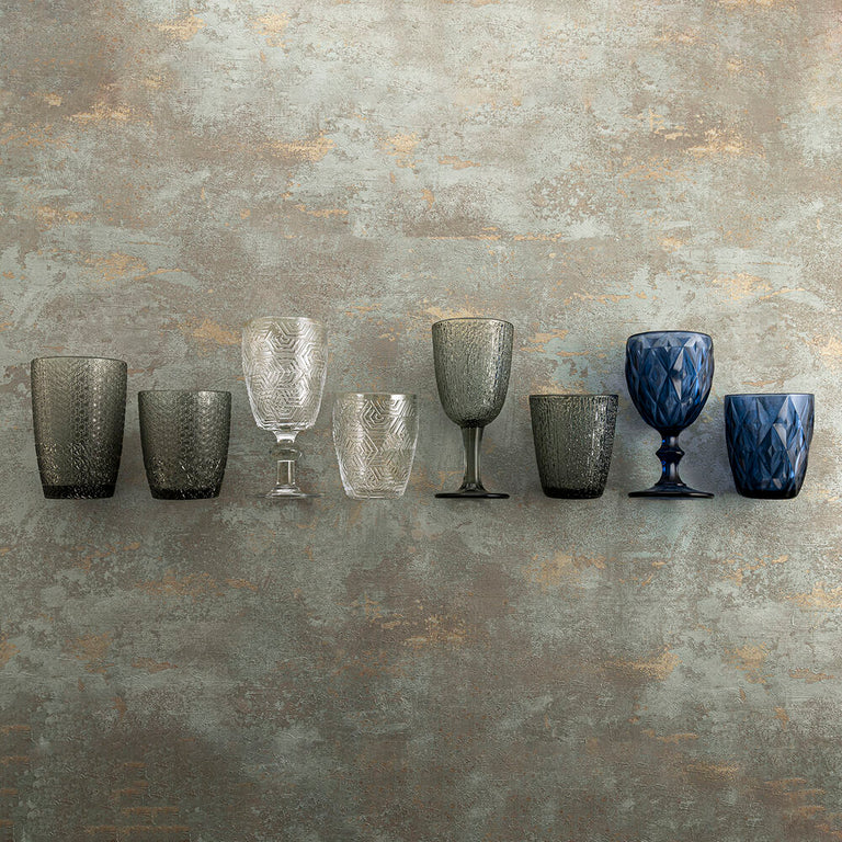 Set de Verres Bidasoa Ikonic Bleu verre (240 ml) (6 Unités)