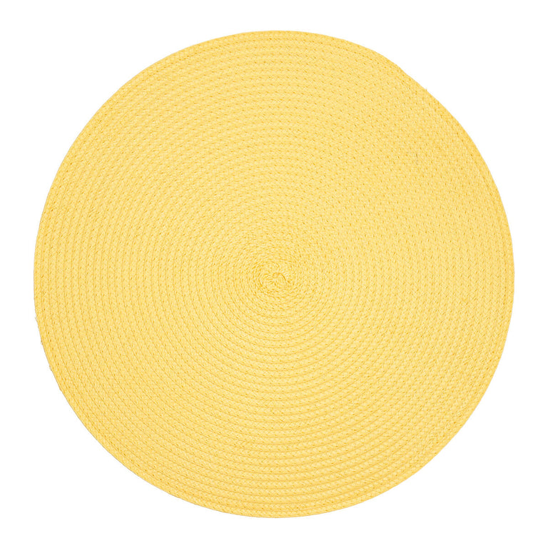 Set de table Quid Vita Jaune Plastique (38 cm) (Pack 12x)