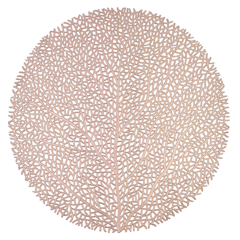 Set de table Quid Habitat Arbre Bronze Textile (38 cm) (Pack 12x)