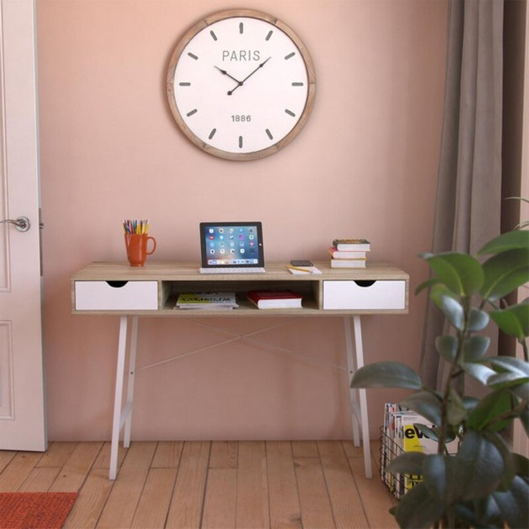 Bureau Versa 21300002 Acier PVC Bois MDF 48 x 76 x 120 cm