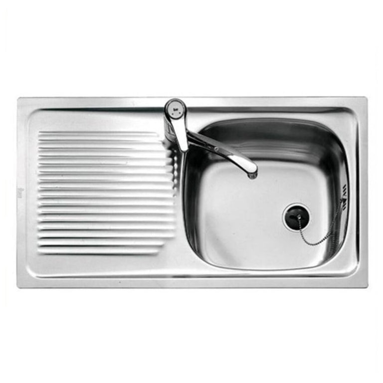 Évier simple Teka 3001 E/50 1C Acier inoxydable
