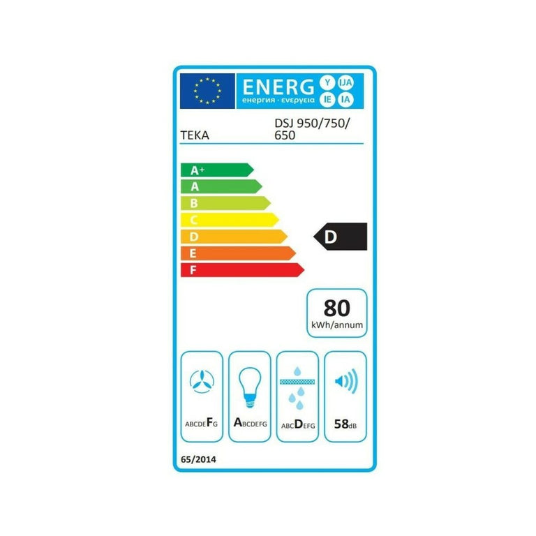 Hotte standard Teka 8421152157299 70 cm 380 m³/h E Acier