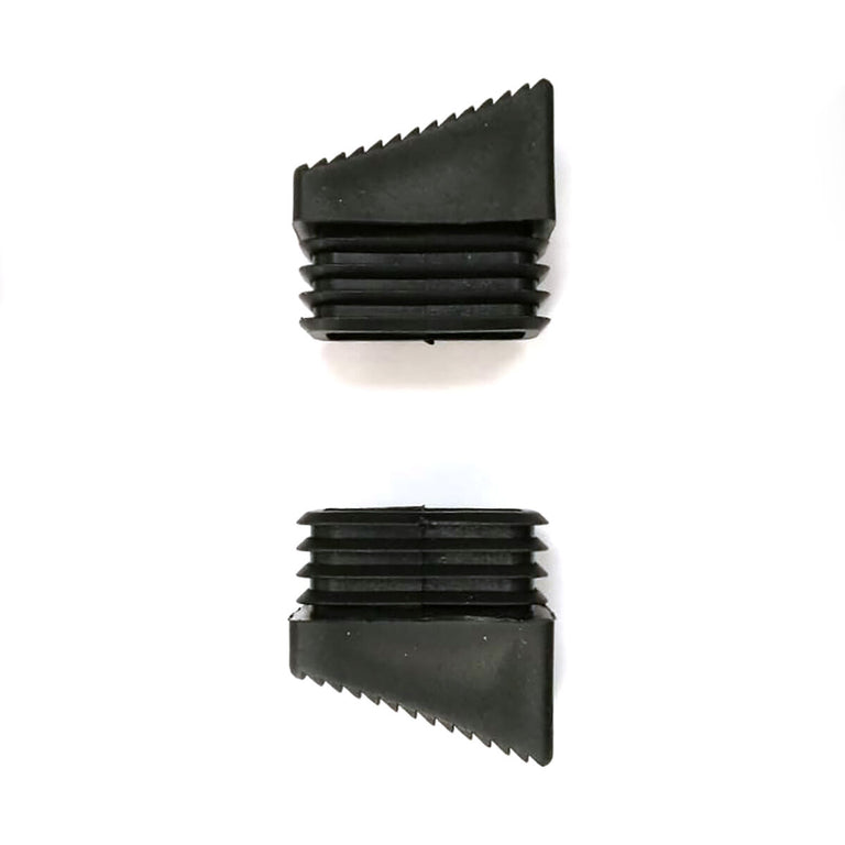 Embout/Bouchon final Tabouret Escalier 2 Unités Noir Antidérapant (40 x 20 mm)