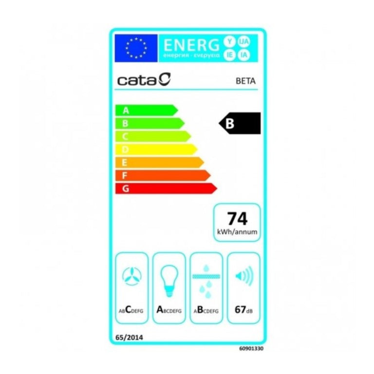 Hotte standard Cata BETA 700X 70 cm 790 m3/h 69 dB 240W