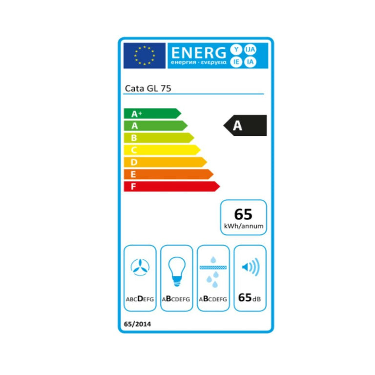 Hotte standard Cata 02131302 79,2 cm 790 m3/h 65 dB 240W Acier