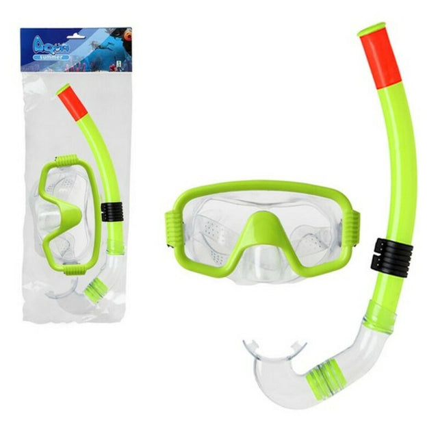 Masque de Plongée avec Tube 60872 Jaune Multicouleur