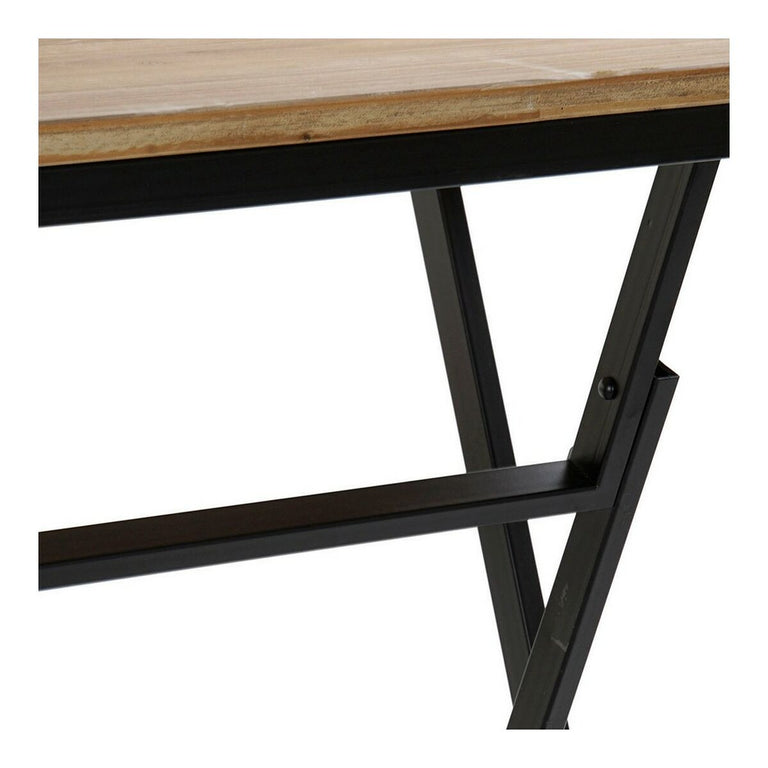 Ensemble Table + 4 Chaises DKD Home Decor Métal Sapin (5 pcs)