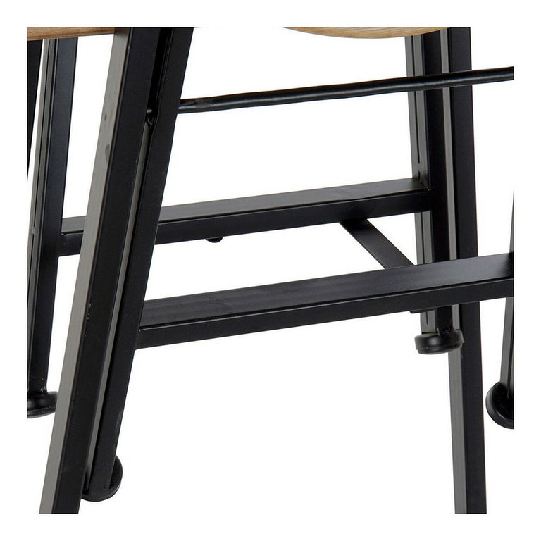 Ensemble Table + 4 Chaises DKD Home Decor Métal Sapin (5 pcs)