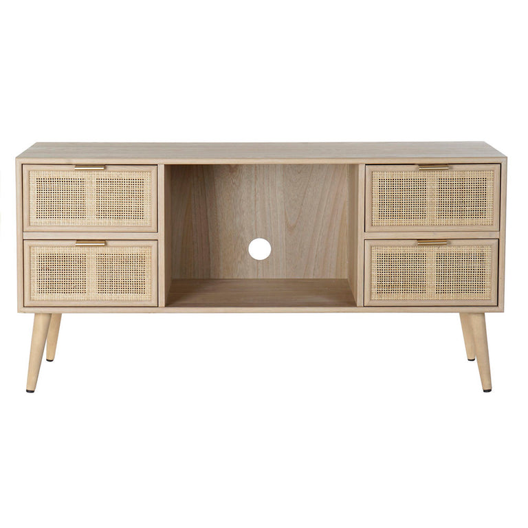 Meubles de télévision DKD Home Decor Bois de paulownia Bois MDF (120 x 42 x 60 cm)