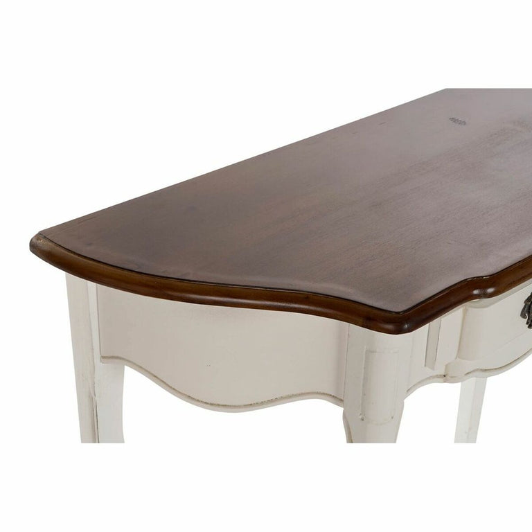 Console DKD Home Decor 78 x 35 x 79 cm Marron Blanc Bois de paulownia