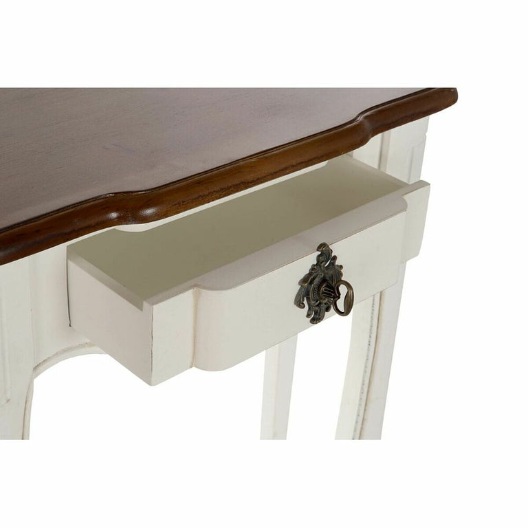 Console DKD Home Decor 78 x 35 x 79 cm Marron Blanc Bois de paulownia