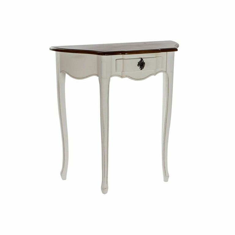 Console DKD Home Decor 78 x 35 x 79 cm Marron Blanc Bois de paulownia