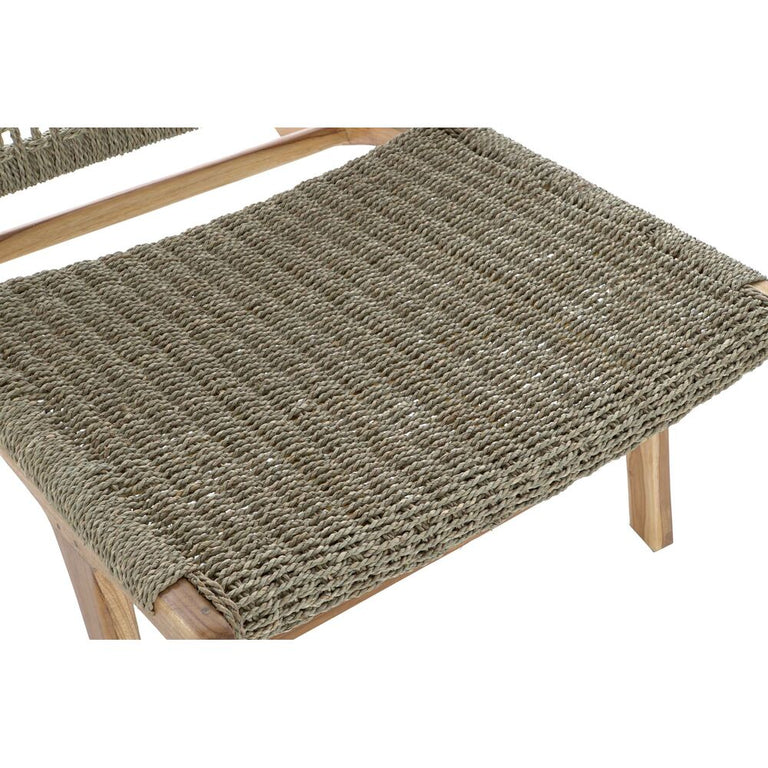 Siège DKD Home Decor 65 x 80 x 68 cm Naturel Teck Bois Marron