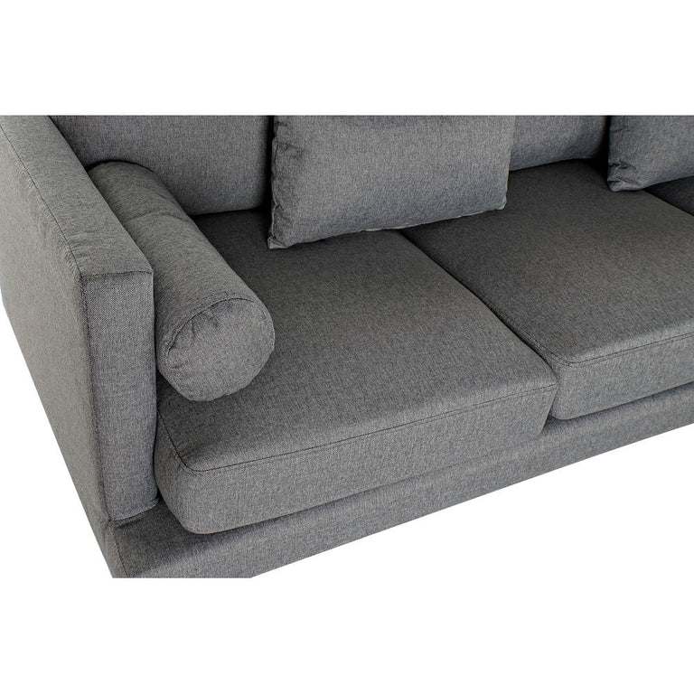 Canapé DKD Home Decor 8424001808953 195 x 85 x 85 cm Gris foncé Urbaine