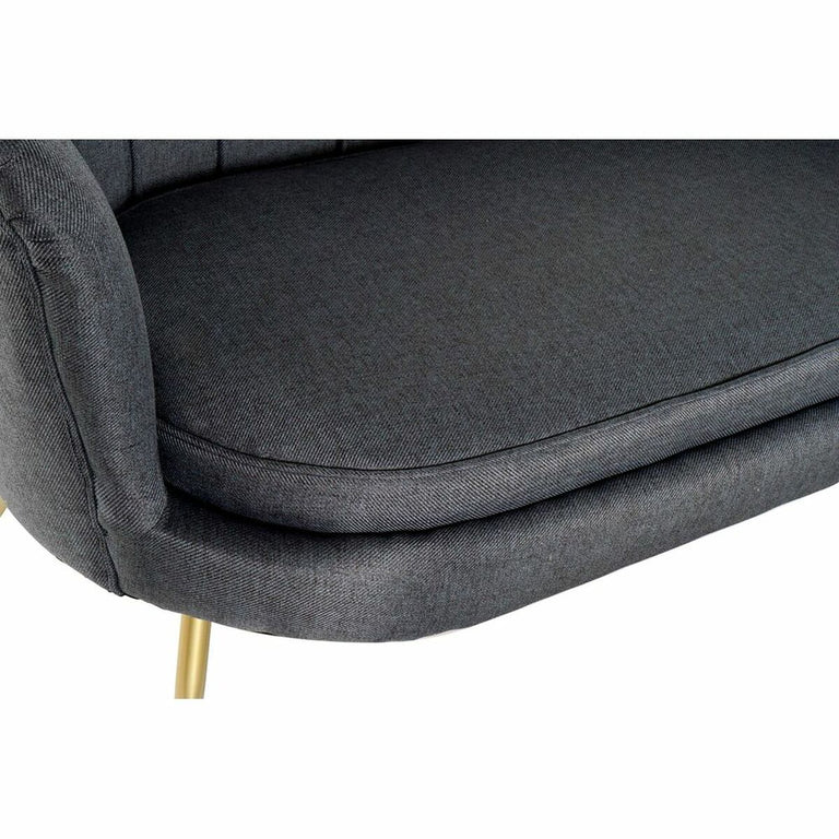 Canapé DKD Home Decor 8424001819737 130 x 77 x 83 cm Bleu Métal