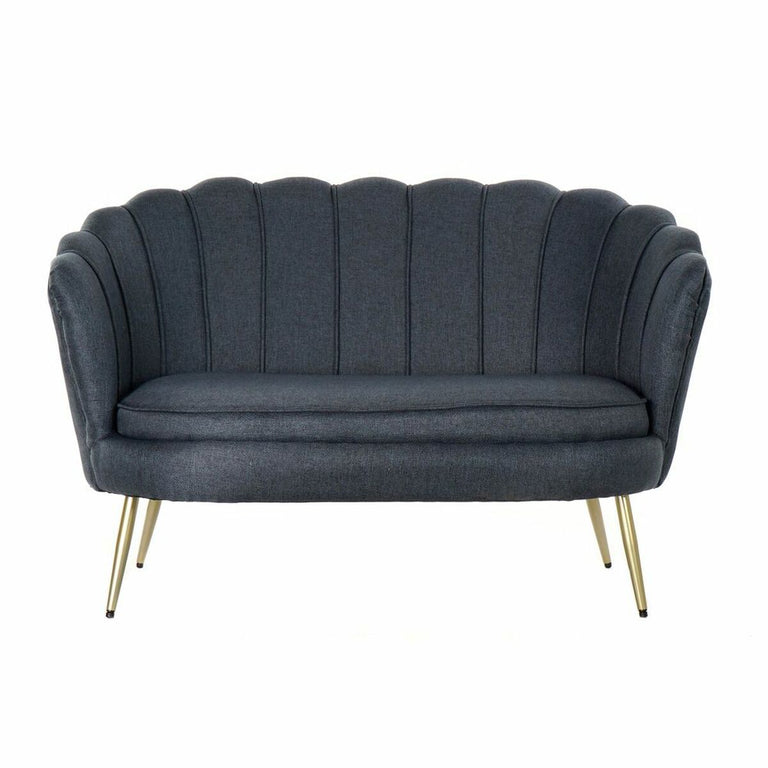 Canapé DKD Home Decor 8424001819737 130 x 77 x 83 cm Bleu Métal