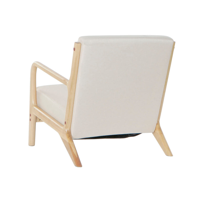Fauteuil DKD Home Decor 65 x 77 x 73 cm Beige Bois MDF