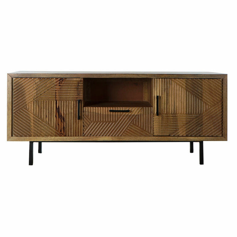 Meubles de télévision DKD Home Decor Métal Bois de manguier (125 x 54,5 x 40 cm)