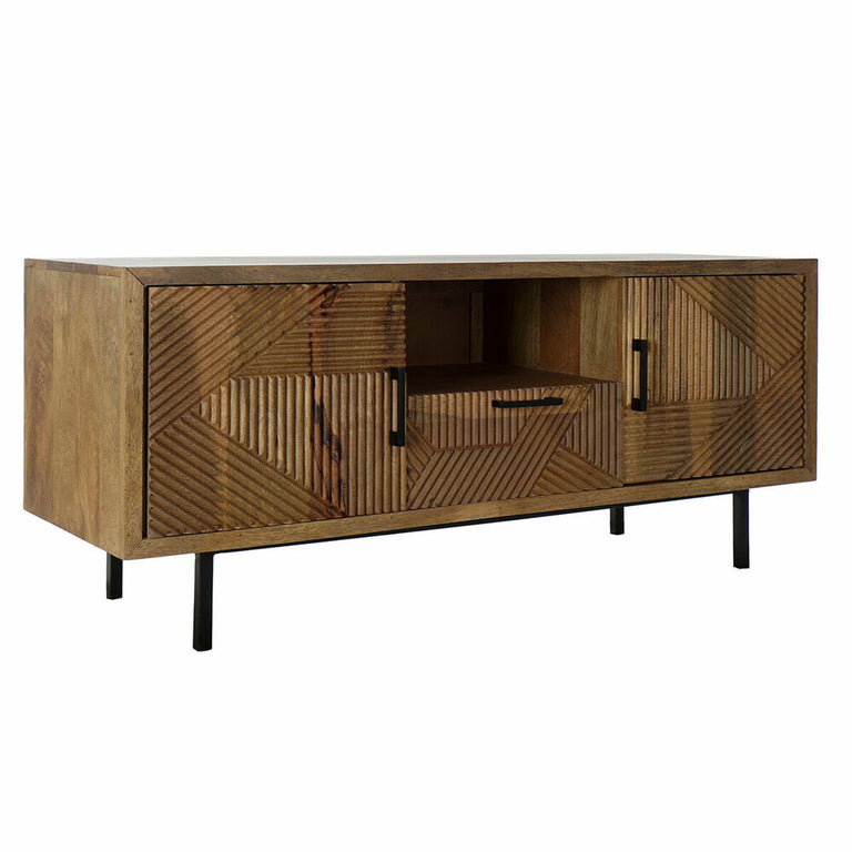 Meubles de télévision DKD Home Decor Métal Bois de manguier (125 x 54,5 x 40 cm)