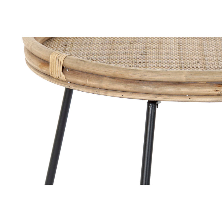 Table d'appoint DKD Home Decor S3023464 Noir Métal Marron