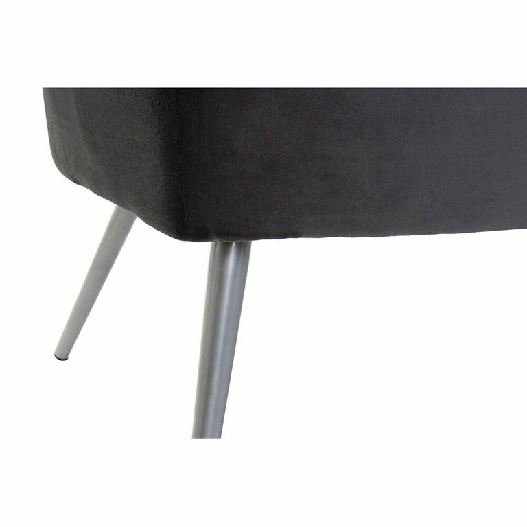 Canapé DKD Home Decor Rose Doré Métal Velours Rose clair Moderne 182 x 63 x 70 cm