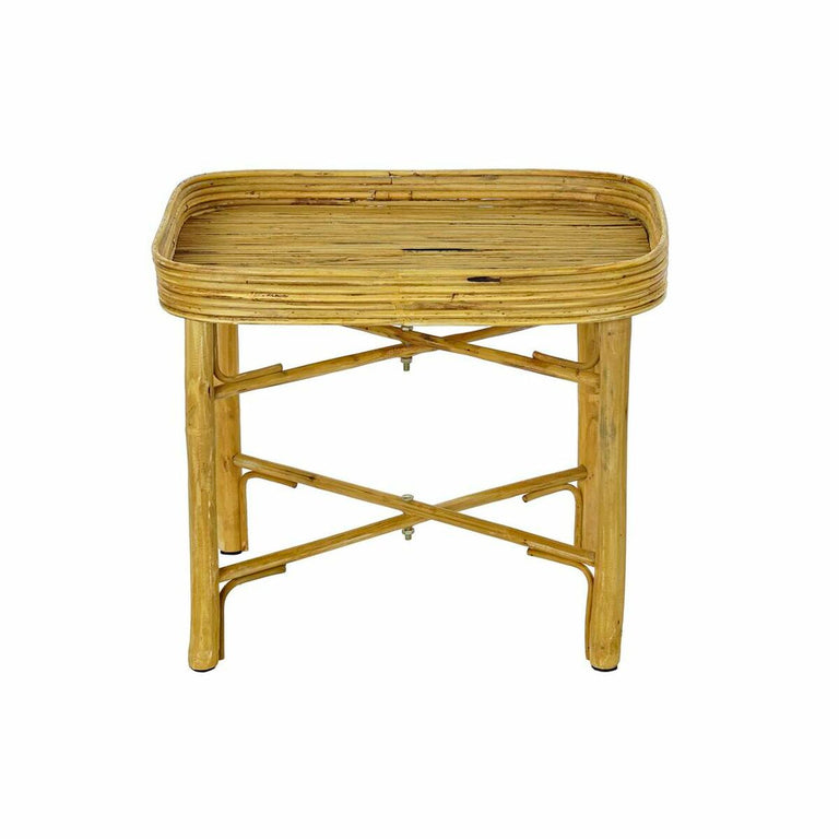 Table d'appoint DKD Home Decor Marron Rotin Tropical (55,5 x 45 x 46 cm)