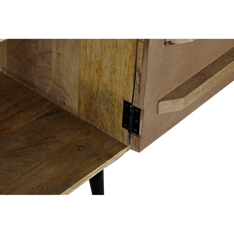 Meubles de télévision DKD Home Decor Marron Métal Bois de manguier (150 x 59 x 40 cm)