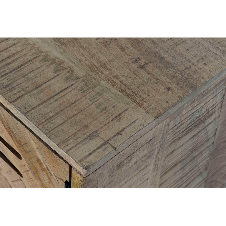 Meubles de télévision DKD Home Decor Marron Métal Bois de manguier (150 x 59 x 40 cm)