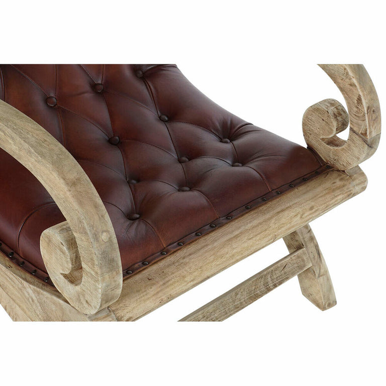 Siège DKD Home Decor 64 x 98 x 94 cm Naturel Bois Marron