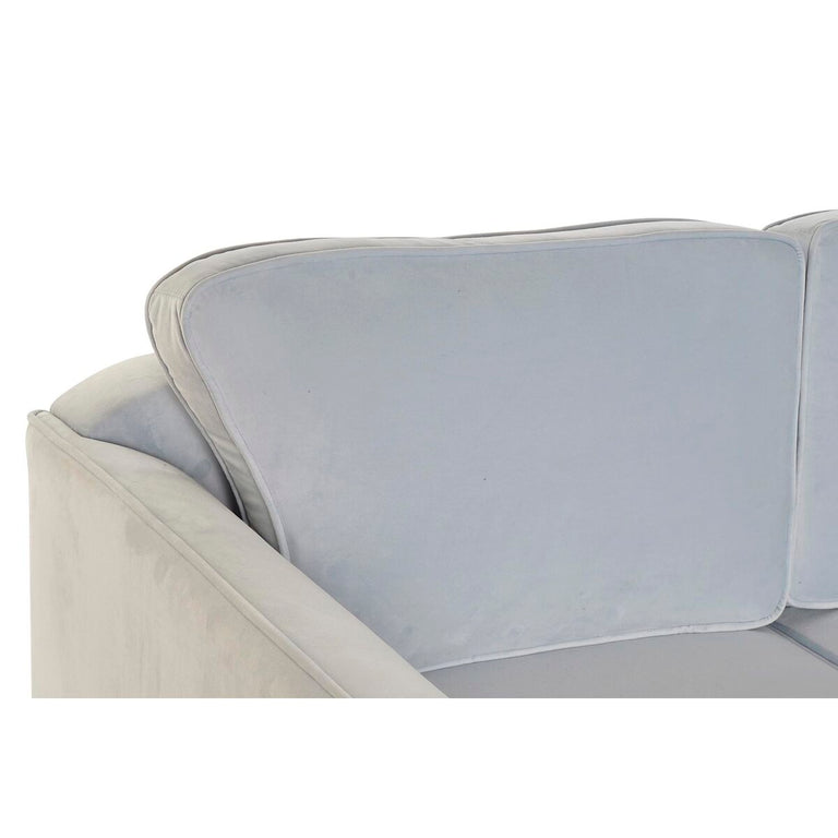 Canapé DKD Home Decor 136 x 76 x 82 cm Sixties Bois Bleu ciel