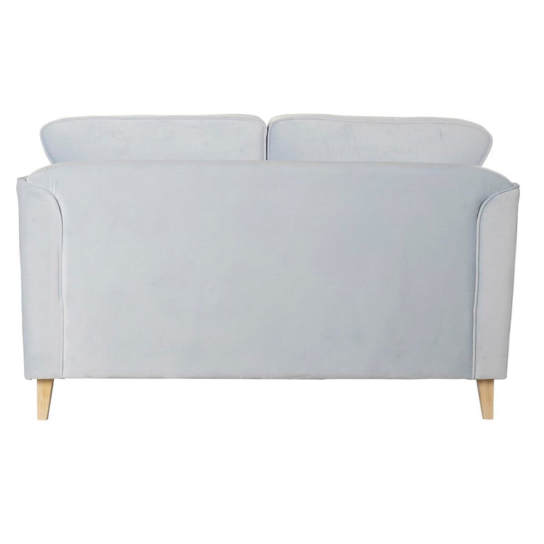 Canapé DKD Home Decor 136 x 76 x 82 cm Sixties Bois Bleu ciel