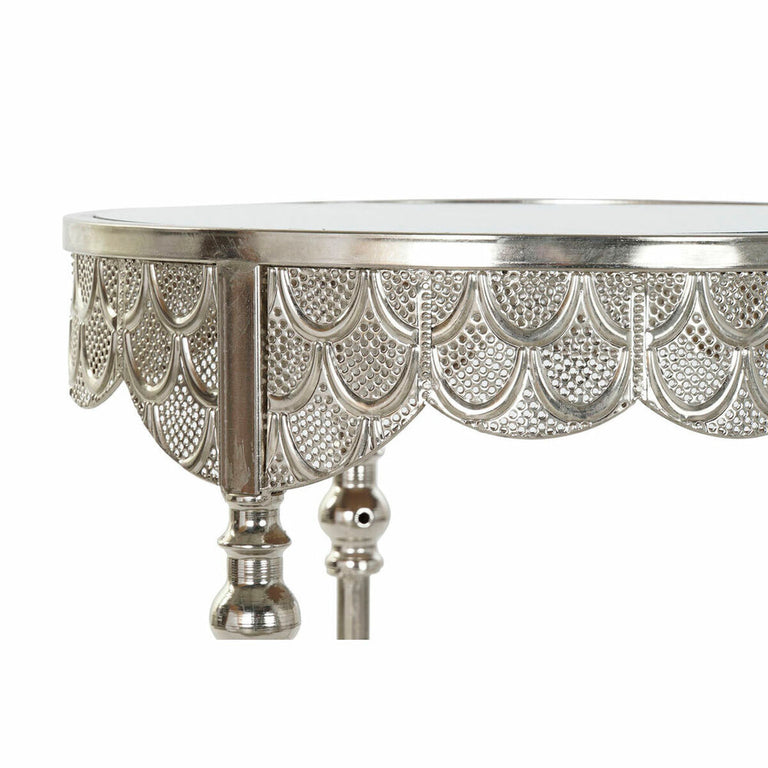 Table d'appoint DKD Home Decor Miroir Argenté Métal (39 x 39 x 61 cm)